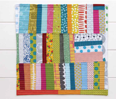 Easy Quilting with Chain Pieced Strips