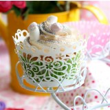Cupcake Wrapping Swirls - Ivory