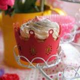 Cupcake Wrapping Crown- Red