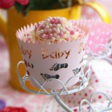 Cupcake Wrapping Baby Feet- Baby Pink