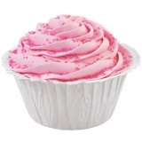 White Ruffled Cupcake Cases