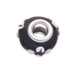 Black/White Big Hole Bead