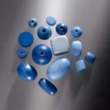 Wooden Mix Beads - Blue