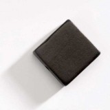 Square Wooden Beads Black - 2 Pieces 