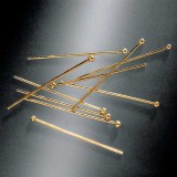 Gold Plated Eye Pins - 30mm