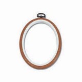 Oval Flexi Hoop Brown 5 x 4"