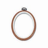 Oval Flexi Hoop Red 5 x 4"