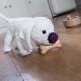 Bamber The Labrador Puppy Knitting Project
