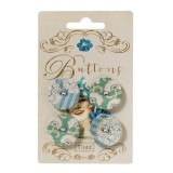 Tilda Spring Lake Fabric Buttons - Large