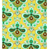 Amy Butler-Belle-French Wallpaper-Mustard