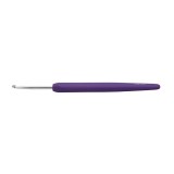 Aluminium Crochet Hook - Purple: 3mm