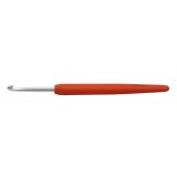 Aluminium Crochet Hook - Orange: 4mm