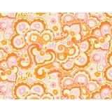 Heather Bailey Up Parasol Fabric - Cakewalk - Persimmon