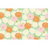 Heather Bailey Up Parasol Fabric - Mum Toss - Turquoise