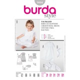 B9804 - Burda Style, Kids Christening Dress