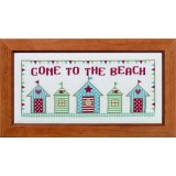 Gone to the Beach Counted Cross Stitch Kit