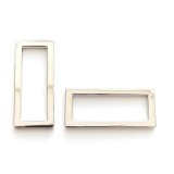Silver Flat rings 1 1/2 inch (2 pack)