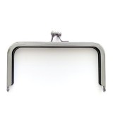 Modern Medium Purse Frame Gun Metal