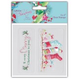 Lucy Cromwell At Christmas Stockings 4x4 Clear Stamps