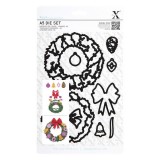 Lucy Cromwell At Christmas A5 Die Set Wreath