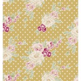 Tilda Apple Bloom Fabric - Cybill Tan Yellow