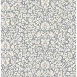 Tilda Painting Flowers Fat Quarter - Addie Blue
