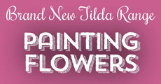 Tilda Painting Flowers