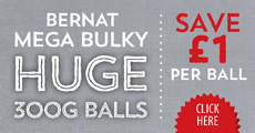 Bernat Mega Bulky - SAVE £1 PER BALL